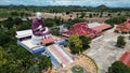 Statue of Somdej Toh or Somdej Putchariya Phromrangsi is probably the most famous at Wat Sra Long Ruea.