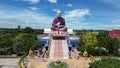 Statue of Somdej Toh or Somdej Putchariya Phromrangsi is probably the most famous at Wat Sra Long Ruea.