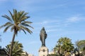 Statue at some tropical