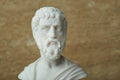 Statue of Sophocles,ancient greek poet. Royalty Free Stock Photo