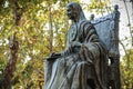 Statue of Sor Joan Agnes, in Madrid, Spain Royalty Free Stock Photo