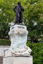 Statue of Francisco de Goya, Madrid, Spain