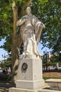Statue of Spanish queen Sanca in Madrid