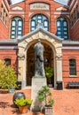 Statue of Spencer Fullerton Baird at the Smithsonian museums in Washington, D.C.