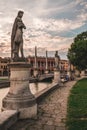 Statue on a square in Padova - Italy