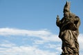 Statue of St Adalbert - Prague - Czech Republic Royalty Free Stock Photo