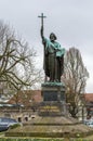 Statue of St. Boniface, Fulda, Germany Royalty Free Stock Photo