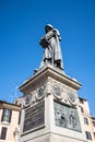 Statue of St Bruno in the Campo di Fiori in Rome Italy