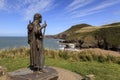 The statue of St Crannog Royalty Free Stock Photo