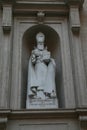 Statue of St. Gregorius, St.Peter\'s basilica in Vatican, Rome, Italy Royalty Free Stock Photo