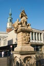 Statue of St. John Nepomucene. Poznan