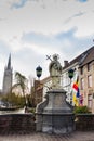 Statue of St.John of Nepomuk in Bruges