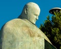 Statue of St. John Paul II in front of Rome's Termini. Royalty Free Stock Photo