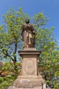 Statue of St. Jude Thaddeus on Charles Bridge in Prague