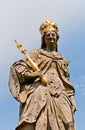 Statue of St. Kunigunde, Bamberg Royalty Free Stock Photo