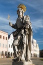 Statue of st. Margaret on Telc or Teltsch town square