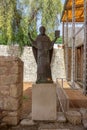 Statue of St. Nicholas the Wonderworker of Myra. Demre, Antalya Province, Turkey Royalty Free Stock Photo