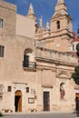 Statue of St Paul by Parish Church Mellieha, Malta Royalty Free Stock Photo