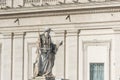 Statue of St. Paul in St. Peter`s Square, Vatican, Italy Royalty Free Stock Photo