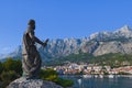 Statue of St. Peter at Makarska, Croatia
