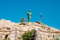 Statue of St. Peter at Makarska Royalty Free Stock Photo