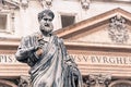 Statue of St. Peter in Vatican Royalty Free Stock Photo