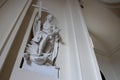 statue of st philip in the cathedral of noto in sicily (italy) Royalty Free Stock Photo