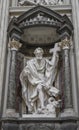 The statue of St. Philip by Mazzuoli in the Archbasilica St.John Royalty Free Stock Photo