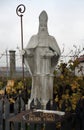 Statue of St. Urban - the patron saint of winemakers