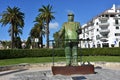 Statue of Statue of Dom Carlos I in Cascais, Portugal