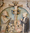 Statue in the Stiftskirche in Tubingen, Germany