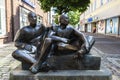 Statue on a street in Hansestadt Stade, Germany