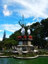 statue of the struggle of the people of bali Royalty Free Stock Photo