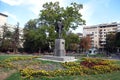 Statue at Studentski Park in Belgrade