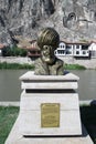 Statue of sultan Yildirim Bayezid Royalty Free Stock Photo