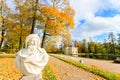 The statue in the Summer Garden, italian sculptor Baratta, 1717