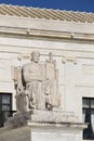 Statue at Supreme Court Royalty Free Stock Photo