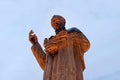 Statue of Sv. Kliment  Ohridski St. Clement of Ohrid, Ohrid, Macedonia Royalty Free Stock Photo