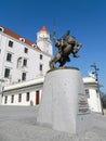 Statue of Svatopluk Royalty Free Stock Photo