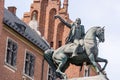 Statue of Tadeusz Kosciuszko Krakow, Poland Royalty Free Stock Photo