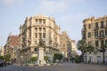 Statue of Talaat Harb is located in Midan Talaat Harb Square, Downtown Cairo