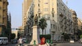 Statue of Talaat Harb located in Midan Talaat Harb Square Downtown Cairo