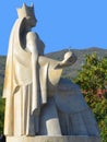 Statue of Tamar the Great reigned as the Queen of Georgia