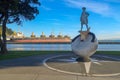 Captain Cook statue in Gisborne, New Zealand