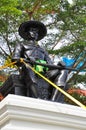 Statue Thai King Taksin Monument of King Taksin of Thailand. Founder of Thonburi Royalty Free Stock Photo