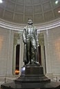 Statue of Thomas Jefferson in the Jefferson Memorial in Washington, D.C. Royalty Free Stock Photo