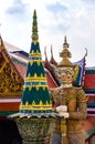 Statue of Thotsakhirithon, giant demon, Wat Phra Kaew Palace, Bangkok