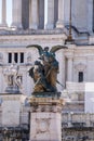 Statue of the Thought, Altare della Patria, Rome Royalty Free Stock Photo