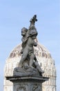 Statue of the three angels in the Square of Miracles Pisa, Italy