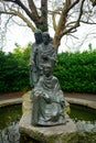 Statue of the Three Fates in St. Stephen`s Green, Dublin, Irelan Royalty Free Stock Photo